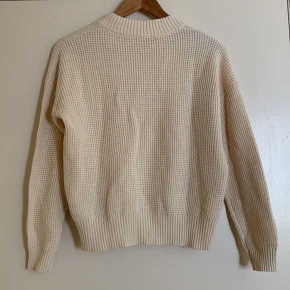 Madewell Waffle Enfield Half-zipper Sweater - Picture 8 of 8